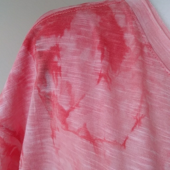 NWT Arizona Tie Dye Short Sleeve Top M Crabapple - Picture 9 of 14